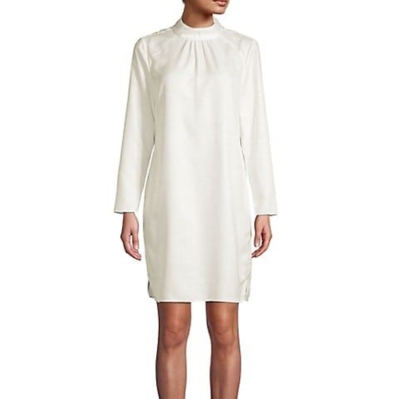 H Halston - Snakeskin-Print Mock Neck Dress - XL - Picture 1 of 4